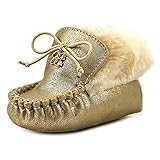 (ジェシカ シンプソン) Jessica Simpson Royce ベビー 米国 1 ゴールド モカシン [並行輸入品]