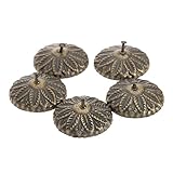 50個入り 円形のくぎ 装飾釘 アンティークドラムネイル装飾 ヴィンテージ　スタイル家具用品