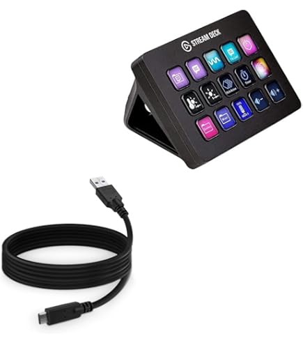 Amazon.co.jp: BoxWaveケーブル Elgato Stream Deck XL対応 - USB-C to
