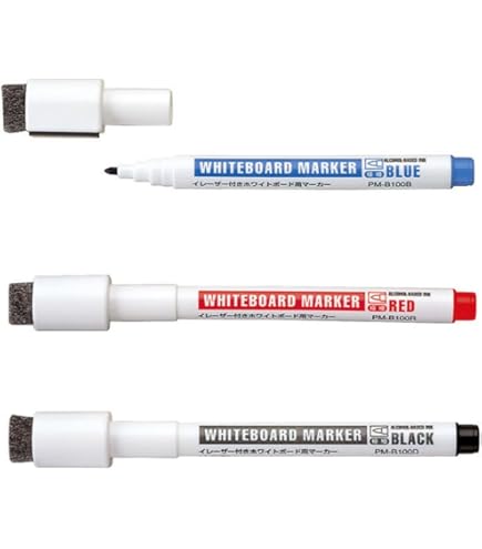 Amazon.co.jp: レイメイ藤井 ボードマーカー 蛍光 細字 ホワイト