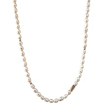 【匿名配送】　遺品整理　アクセサリーセット　パール　ゴールド　シルバー a ゴールドカラー／しずく型パールのネックレス – SUNHOSEKI