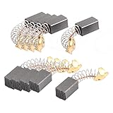 uxcell カーボンブラシ 炭素繊維 モーターブラシ 電動工具　交換部品 10個入り