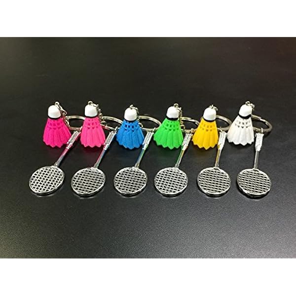 バドミントン シャトル ラケット キーホルダー 1個 アニメ 萌えグッズ 通販 Amazon
