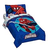 Marvel Spiderman 'Regulator' Toddler 4 Piece Bed Set
