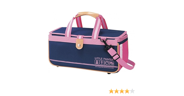 Amazon Co Jp 絵の具セット 小学生用 女の子用 ネイビーピンク コンパクトなボックスタイプ 文房具 オフィス用品