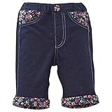 西松屋 [EFD] 裾花デニム風ハーフパンツ 【80cm・90cm・95cm】　95