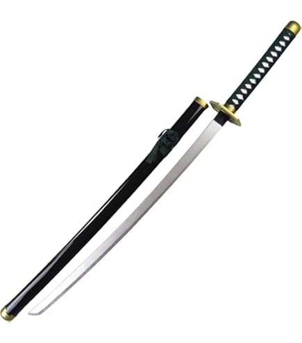 ☆【本日限定価格！模造刀黒 美品】 Amazon.co.jp: 模造刀 美術刀 黒斬剣 大輪鍔 大刀 黒塗り刃紋無