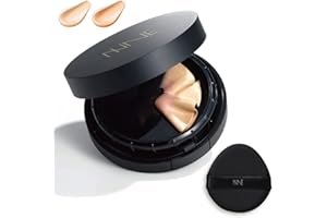 NNEファンデーション [ ニードルファンデ 針ファンデ グラインディングファンデ カバー力 ツヤ肌 水光肌 韓国 UVカット SPF50 PA++++ ] (本体（ライトベージュ｜明るめの肌色）)