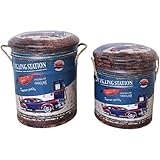 ヴィンテージ風 フェイク ペール缶スツール 2P IAC-2PST-432