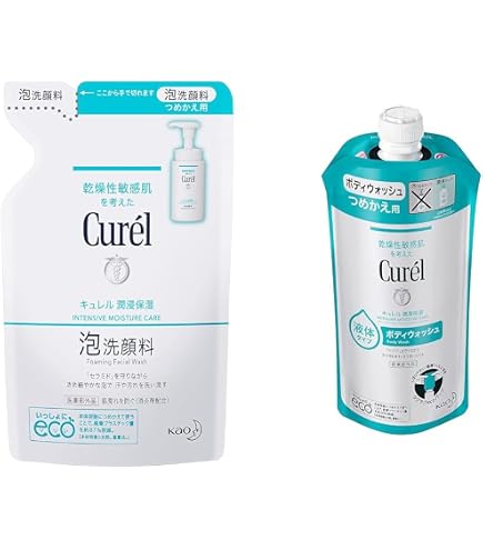 Amazon | 【セット買い】キュレル 皮脂トラブルケア泡洗顔料 つめかえ
