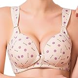 Zhhlinyuan Pregnancy Maternity Nursing Bras Sleep WireFree Breast Feeding Bra No Steel Ring コットン