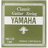 ヤマハ YAMAHA クラシックギター用セット弦 NS110 Set 1弦から3弦はナイロン、4弦から6弦は細いナイロン状のものに金属を巻いたシルバーワウンド