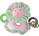 Mud Pie Baby PRINCESS TEETHERS 173031 BUNNY Pretty In Pink Collection by Mud Pie
