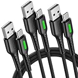 【3本セット】INIU usb type cケーブル 0.5m+1m+3m 3.1A USB A & USB C