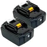 マキタ Makita 互換バッテリー 充電池（LED残量表示付）BL1830 18V 3.0Ah 3000mAh 2個セット Li-ion リチウムイオン ノーブランド品