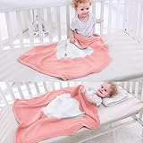 oenbopo ブランケット ベビー 可愛い おしゃれ キャラクター ニット ひざかけ 78cm x 100cm 暖かい 柔らかい 昼寝に対応 冷房対策春・夏・秋用 ベッド ソファー用 オフィス用 丸