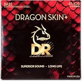 DR Strings (デーアール) 4弦 ベース弦 ステンレスを巻弦に採用 DRAGON SKIN＋ DBS-45 【国内正規品】