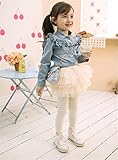 子供服 ボリューミーチュチュス　女の子スカート キッズスカート 子ども 子供 レギンス付きスカート 多層 チュチュスカート付きレギンス スカッツ チュールスカート フリフリチュチュ TUTUスカート 