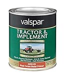 Valspar 4432-23 Red Oxide Metal Prim Tractor and Implement Paint - 1 Quart [並行輸入品]