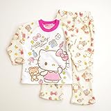 サンリオ ハローキティ 長袖パジャマ もこもこと 裏起毛生地　100ｃｍ-130cm（734KT106121） (100cm)