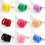 【爱莉セレクトショップ】★新品登場★50枚セットヘアゴム ヘアアクセサリー 赤ちゃん ベビー 幼児 2.5cmリング 輪ゴム