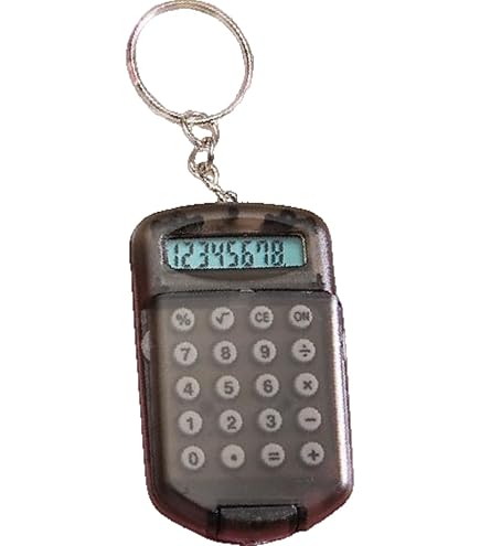 Amazon.co.jp: Ipetboom ミニ計算機 キーホルダー 3個セット 8桁表示