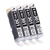 キヤノン用 BCI-301BK 互換インク ブラック 4本 TS7530 対応