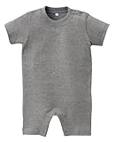 Printstar(プリントスター) | 200-BSR ベビーショートロンパース 5.6oz 杢グレー 80cm