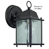 Sunset Lighting F7802-62 Outdoor Wall Sconce with Clear Glass, Rubbed Bronze Finish [並行輸入品]
