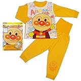 アンパンマン パジャマ 長袖 はらまき付き スェットパジャマ 秋物 冬物 子供用 Anpanman j-ea2817 90cm イエロー