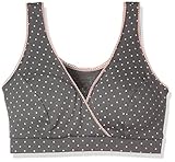 アメジストマタニティ ハーフトップブラ Lサイズ 水玉グレー