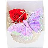 プリザーブドフラワー ジュエリーローズ パープル クリアケース入