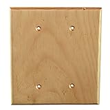 Sierra Lifestyles Traditional Switch Plate, 2 Blank, Knotty Pine by Sierra Lifestyles