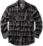 [CQR] フランネルシャツ メンズ 長袖 チェック柄 レギュラーフィット 保温 厚手 耐久性 綿100 ポケット付き 秋冬 春用 ネルシャツ アウトドア キャンプ 登山 ゴルフ アメカジ カジュアル HOF100-JPCMN_L