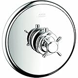 Axor 16816001 Montreux Thermostatic Trim with Cross Handle, Chrome [並行輸入品]