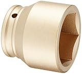 Ampco Safety Tools I-3/4D1-15/16 Socket, Standard Impact, Non-Sparking, Non-Magnetic, Corrosion Resi