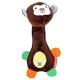 Pumpumly　はじめてのおもちゃに　赤ちゃん 用 スティック ガラガラ　にぎにぎ　 おもちゃ ホルダー 付き ふわふわ 布 可愛い　動物