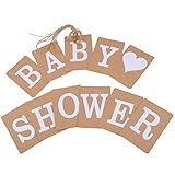 【ノーブランド品】 ポロポーズ横断幕 BABY SHOWER ブラウン