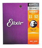 ELIXIR エリクサー アコースティックギター弦 NANOWEB 80/20 Bronze Custom Light #11027