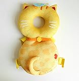 赤ちゃんのかわいいリュック　頭を保護できる　怪我防止　出産祝い (Ｓ, イエロー)