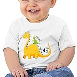 ビッグ恐竜小さな恐竜子供服 ベビーTシャツ 半袖 男の子 女の子 クルーネック カジュアル