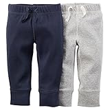 カーターズ Carter's ボディスーツにぴったりなパンツ 2枚組 綿100% 男の子 2-Pack Pants 12M (72-78cm) [並行輸入品]