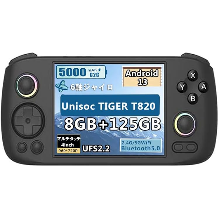 Amazon.co.jp: Anbernic RG406H Unisoc T820 ハンドヘルドゲーム機