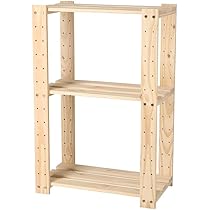 ぽん様　木製ラック3つセット　30日発送 Amazon｜ぼん家具 【完成品】 カラーボックス マルチラック 木製
