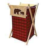 Trend Lab Northwoods Hamper Set, Red/Tan [並行輸入品]