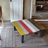 Takatatsu&amp;Co.(有)高松辰雄商店 un roche アン ロシェ 90 スクエア コタツ/ローテーブル 幅90cm×奥行90cm×高さ38cm フレンチテイスト アンティークカラー(レッド系) 国産 日本産 タカタ