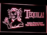 Tequila Bar Beer LEDサインNight Light Helping Women Lower j016-r ( C )