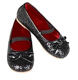 Rubie's Costume Black Glitter Child Flat Shoes Toddler [並行輸入品]