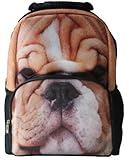 Animal FaceTM 3D Animals Bull Dog Backpack 3D Deep Stereographic Felt Fabric [並行輸入品]