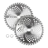 Dlmond 草刈チップソー 軽量タイプチップソー 電動刈払機用 草刈り用 替刃 2枚組 255mm×40T 穴径25.4mm
